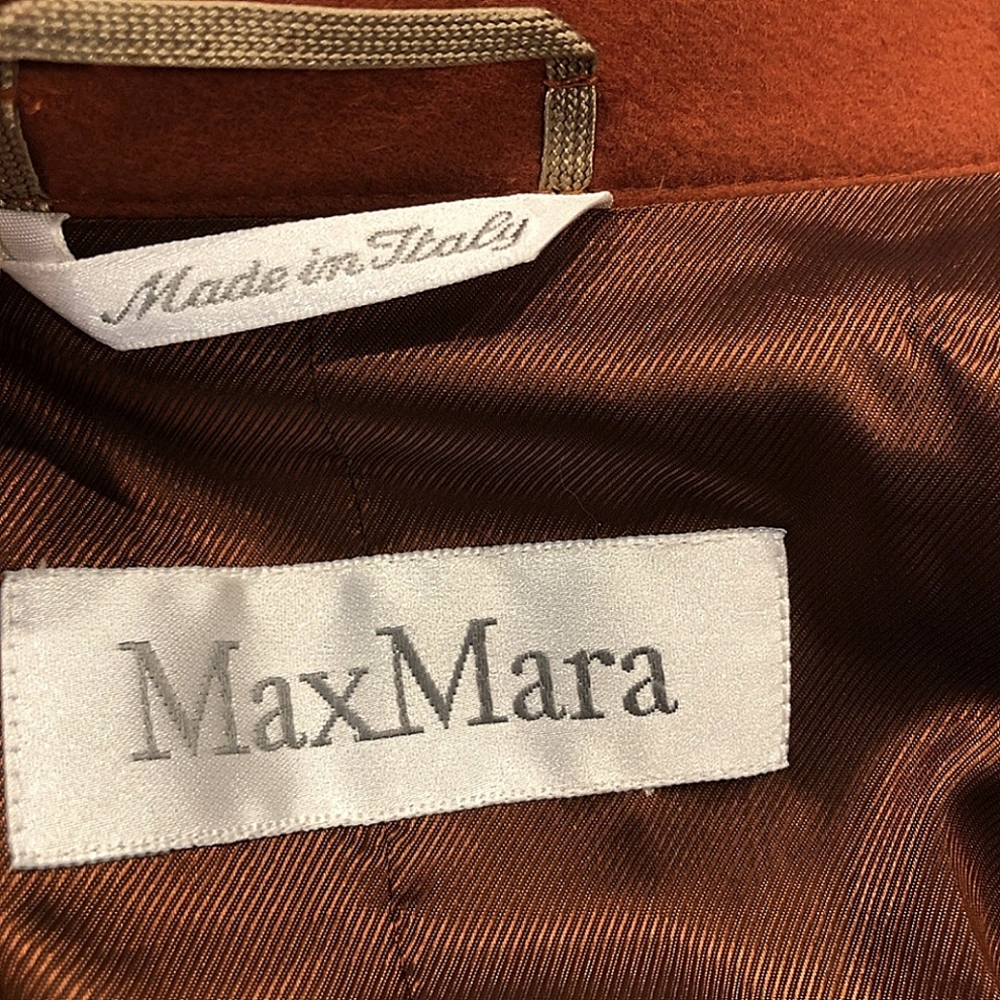 EUC Max Mara Virgin Wool Wrap Coat - Picture 6 of 11